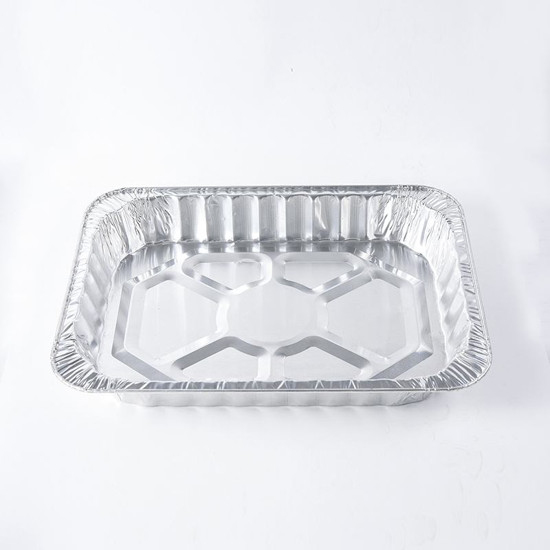 Grosir Wadah Aluminium Foil Sekali Pakai Memanggang Turki Baki Foil Besar Makanan Kemasan Nyaman RK-16