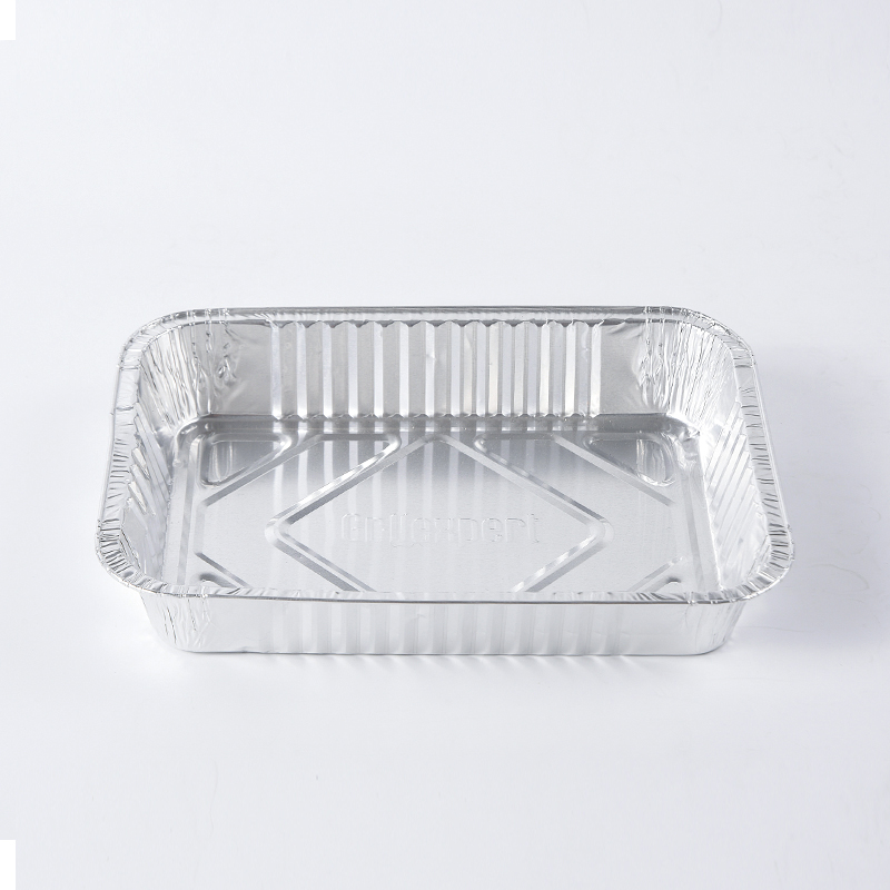 Baki Kontainer Aluminium Foil Ekonomi Sekali Pakai Grosir Untuk Kemasan Kue Memasak Makanan RK-22