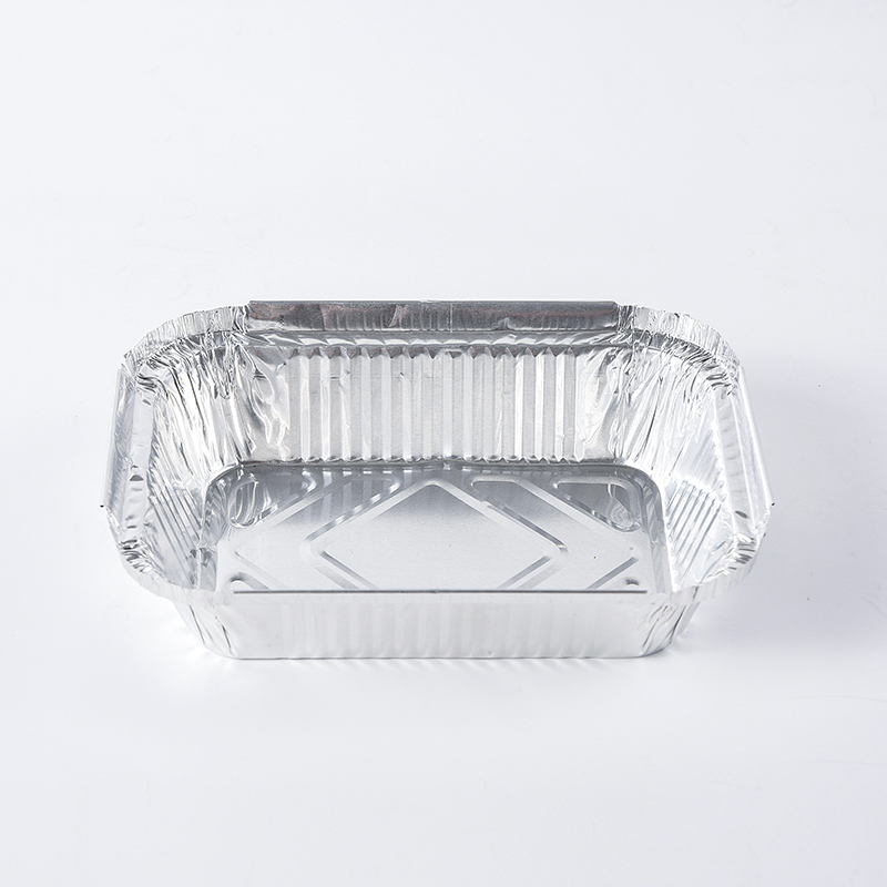 Kontainer Baki Foil Kecil Logo OEM Aluminium Foil Untuk Kemasan Makanan Dapur Sekali Pakai Waktu Kerja Disesuaikan RK-58