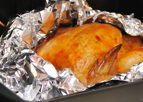 Gulungan aluminium foil rumah tangga