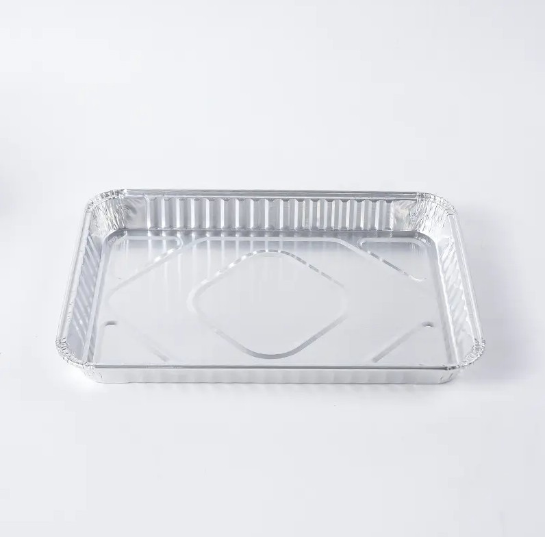 Apa efek dari penyegelan yang kuat dari wadah makanan aluminium keriput persegi panjang pada kemampuan pelestariannya?